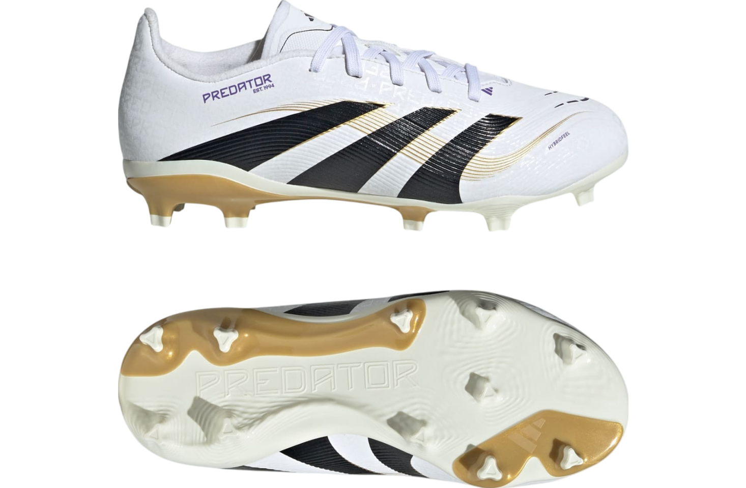 Adidas Predator League FG/MG GS Cloud White / Core Black