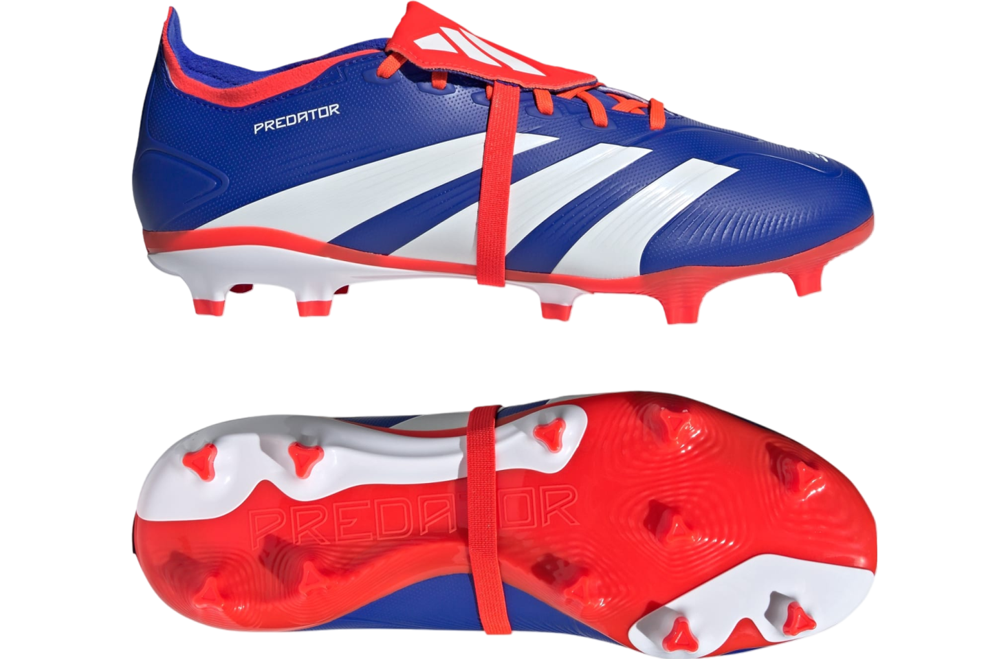 Adidas Predator League Fold-over Tongue FG Lucid Blue / Cloud White