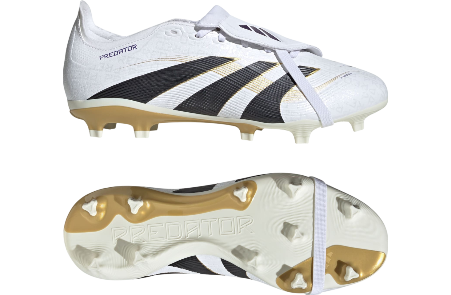 Adidas Predator League Fold-Over Tongue FG/MG Cloud White / Core Black