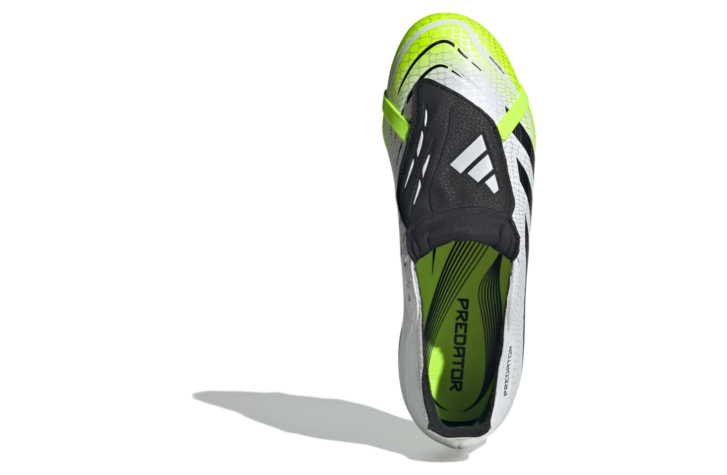 Adidas Predator League Fold-over Tongue Fg/mg Cloud White / Core Black / Lucid Lemon