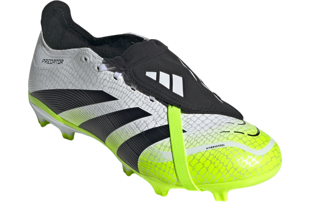 Adidas Predator League Fold-over Tongue Fg/mg Cloud White / Core Black / Lucid Lemon