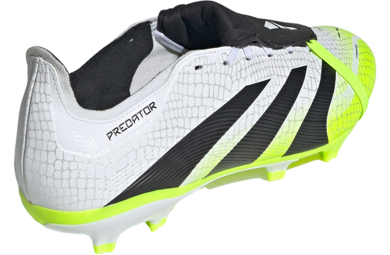 Adidas Predator League Fold-over Tongue Fg/mg Cloud White / Core Black / Lucid Lemon