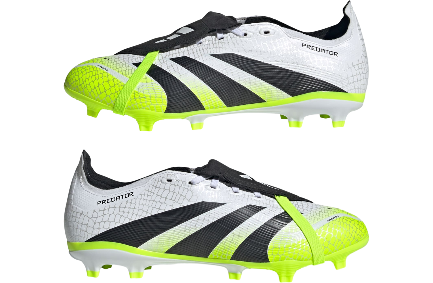 Adidas Predator League Fold-over Tongue Fg/mg Cloud White / Core Black / Lucid Lemon