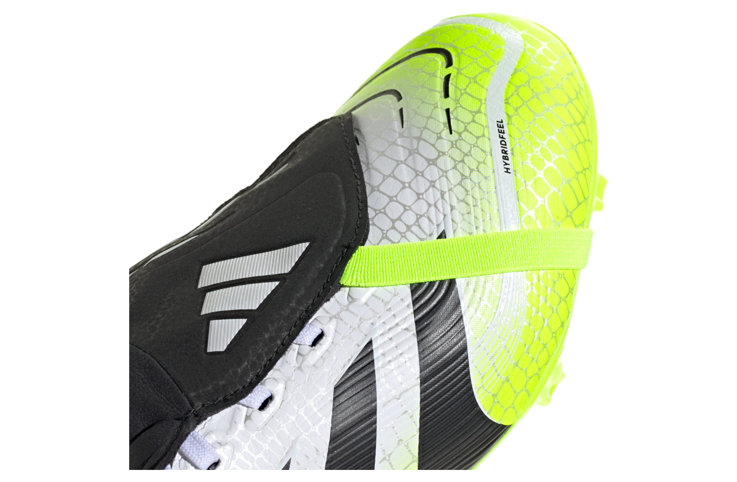 Adidas Predator League Fold-over Tongue Fg/mg Cloud White / Core Black / Lucid Lemon