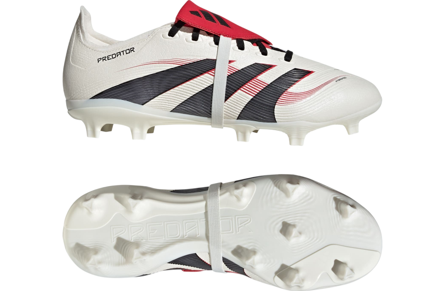 Adidas Predator League Fold-Over Tongue FG/MG Off White / Core Black