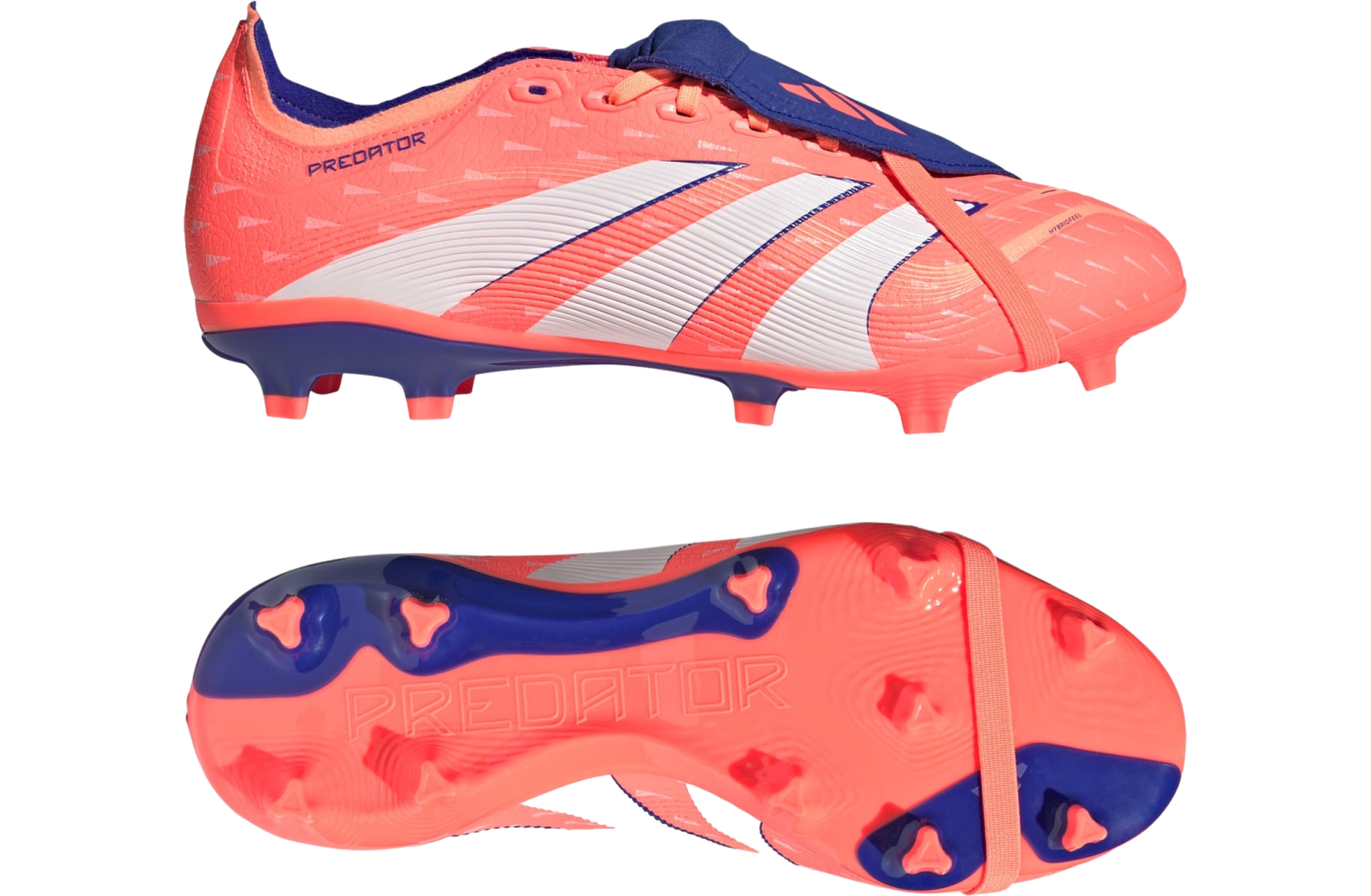 Adidas Predator League Fold-Over Tongue FG/MG Signal Coral / Cloud White