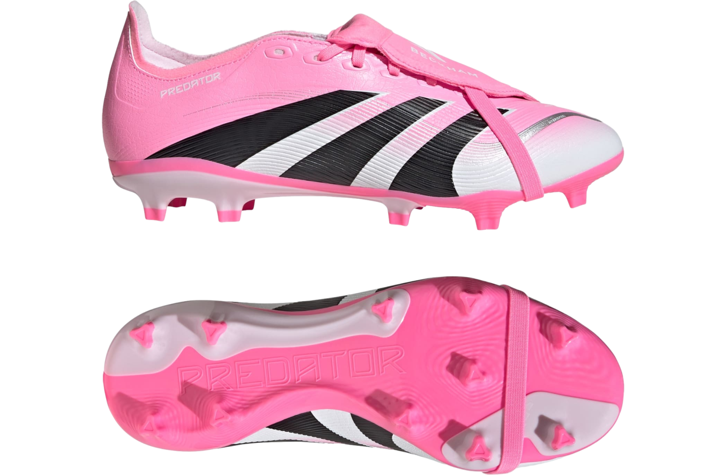 Adidas Predator League Fold-Over Tongue FG /multi Ground Football Beckham Beam Pink / Core Black