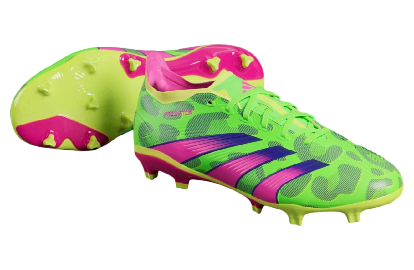 Adidas Predator League Generation Pred FG Team Solar Green / Team Shock Pink 2