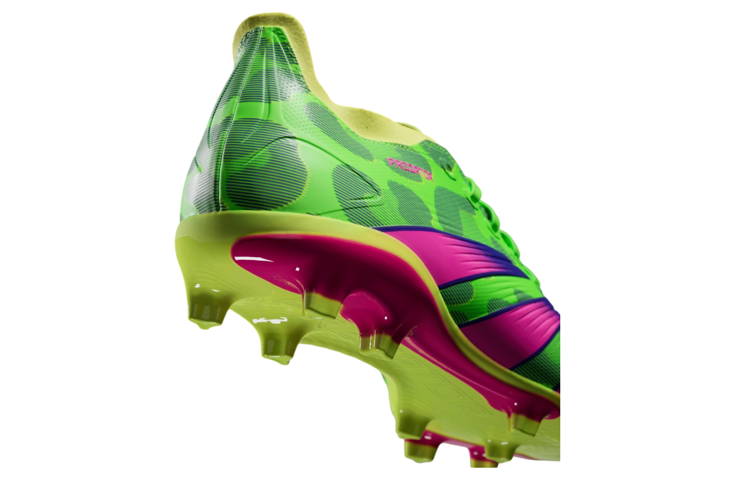 Adidas Predator League Generation Pred FG Team Solar Green / Team Shock Pink 2