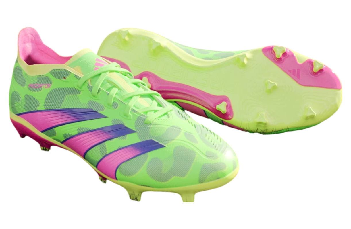 Adidas Predator League Generation Pred FG Team Solar Green / Team Shock Pink 2