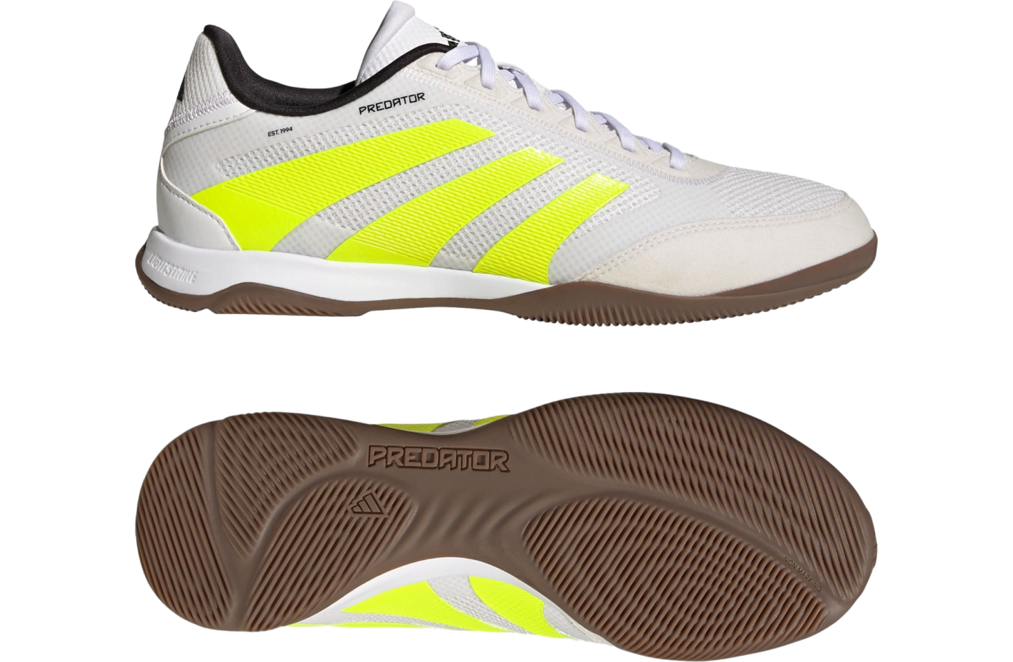 Adidas Predator League Indoor Cloud White / Lucid Lemon