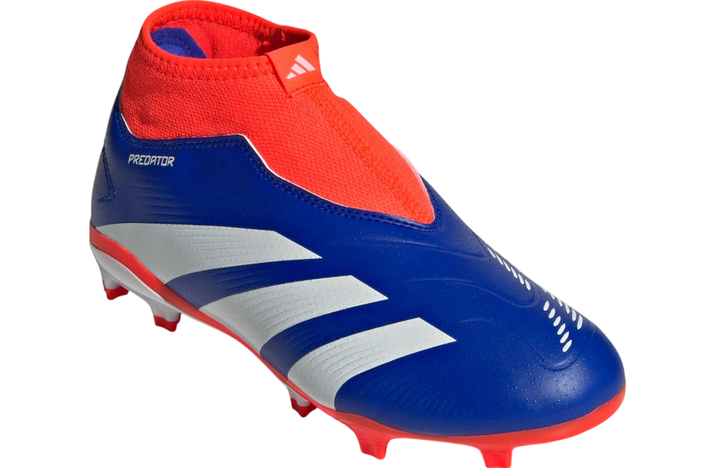 Adidas Predator League Laceless FG GS Lucid Blue / Cloud White