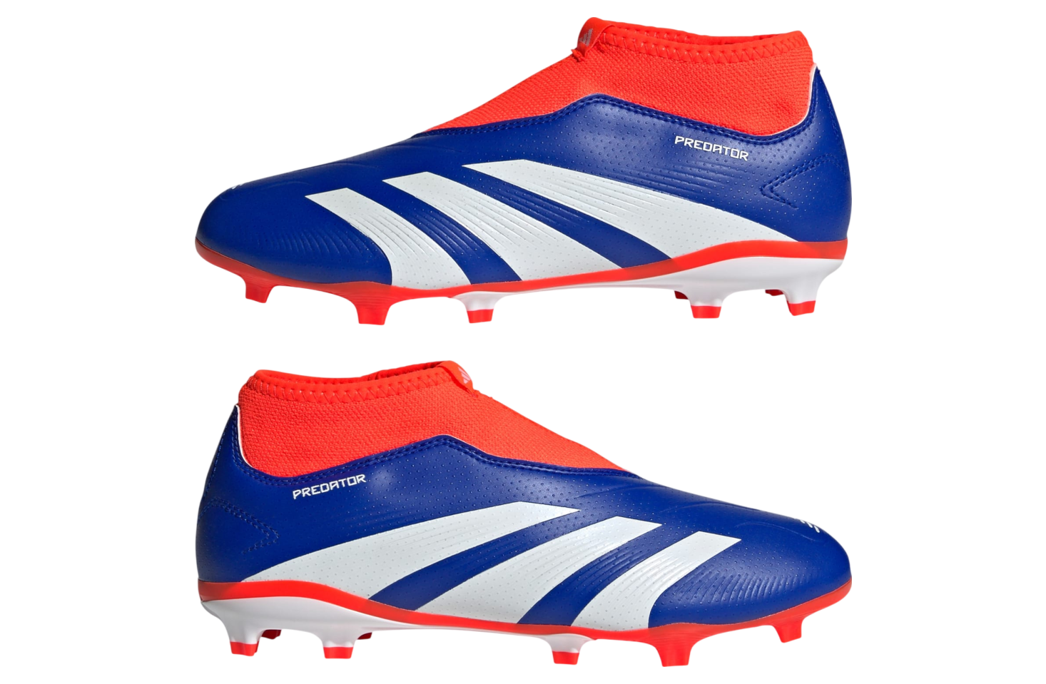 Adidas Predator League Laceless FG GS Lucid Blue / Cloud White