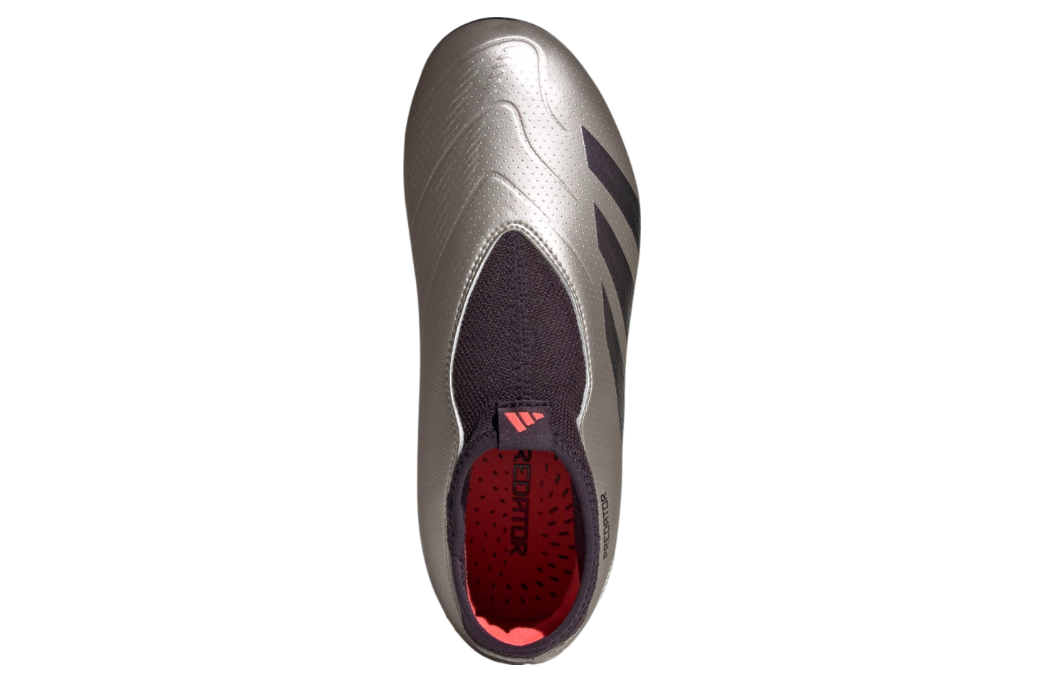 Adidas Predator League Laceless FG GS Platinum Metallic / Aurora Black