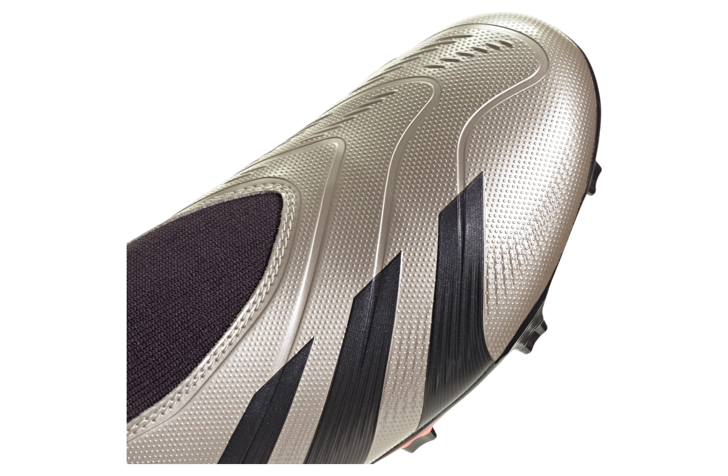 Adidas Predator League Laceless FG Platinum Metallic / Aurora Black