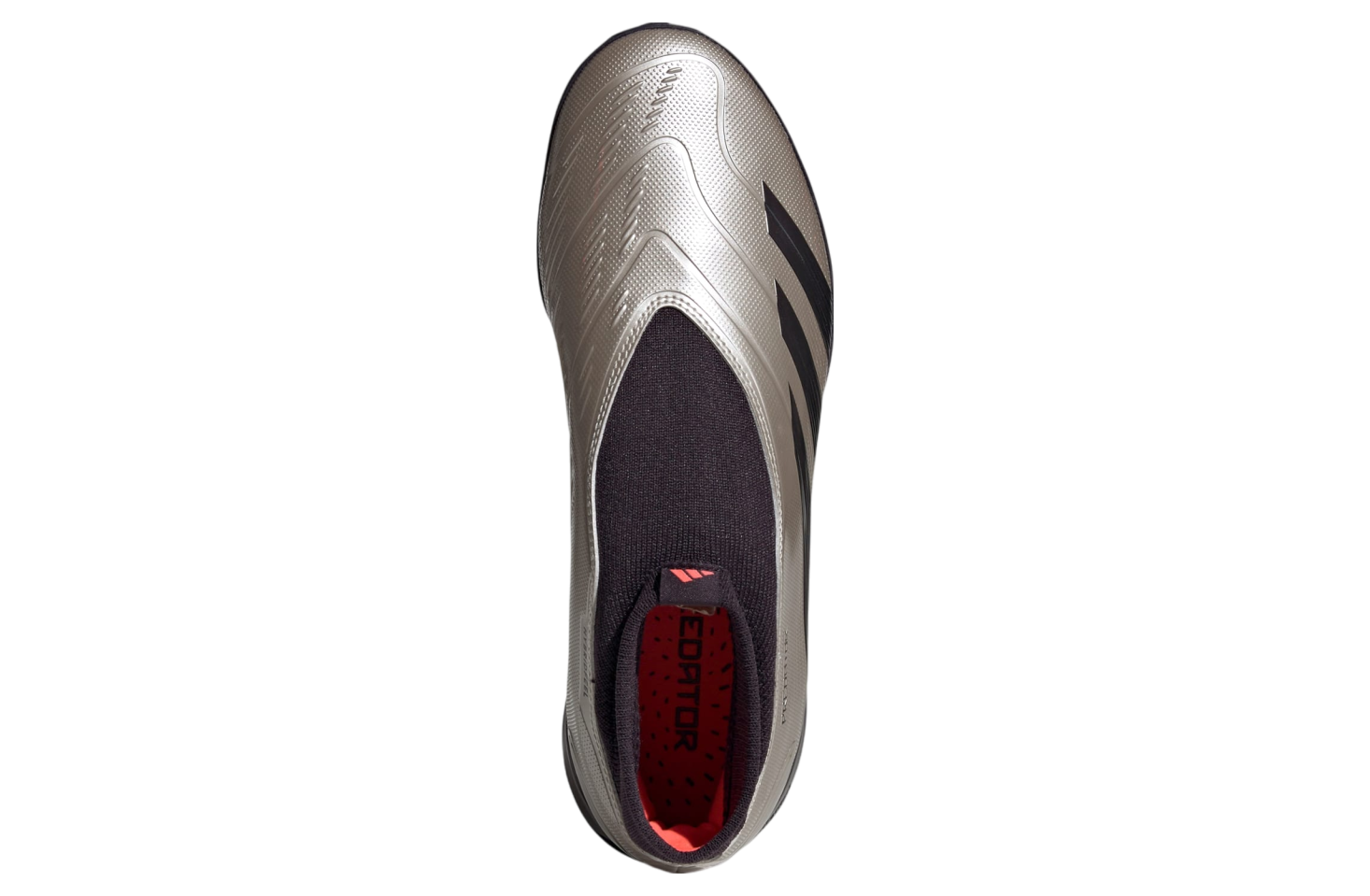 Adidas Predator League Laceless Turf Platinum Metallic / Aurora Black