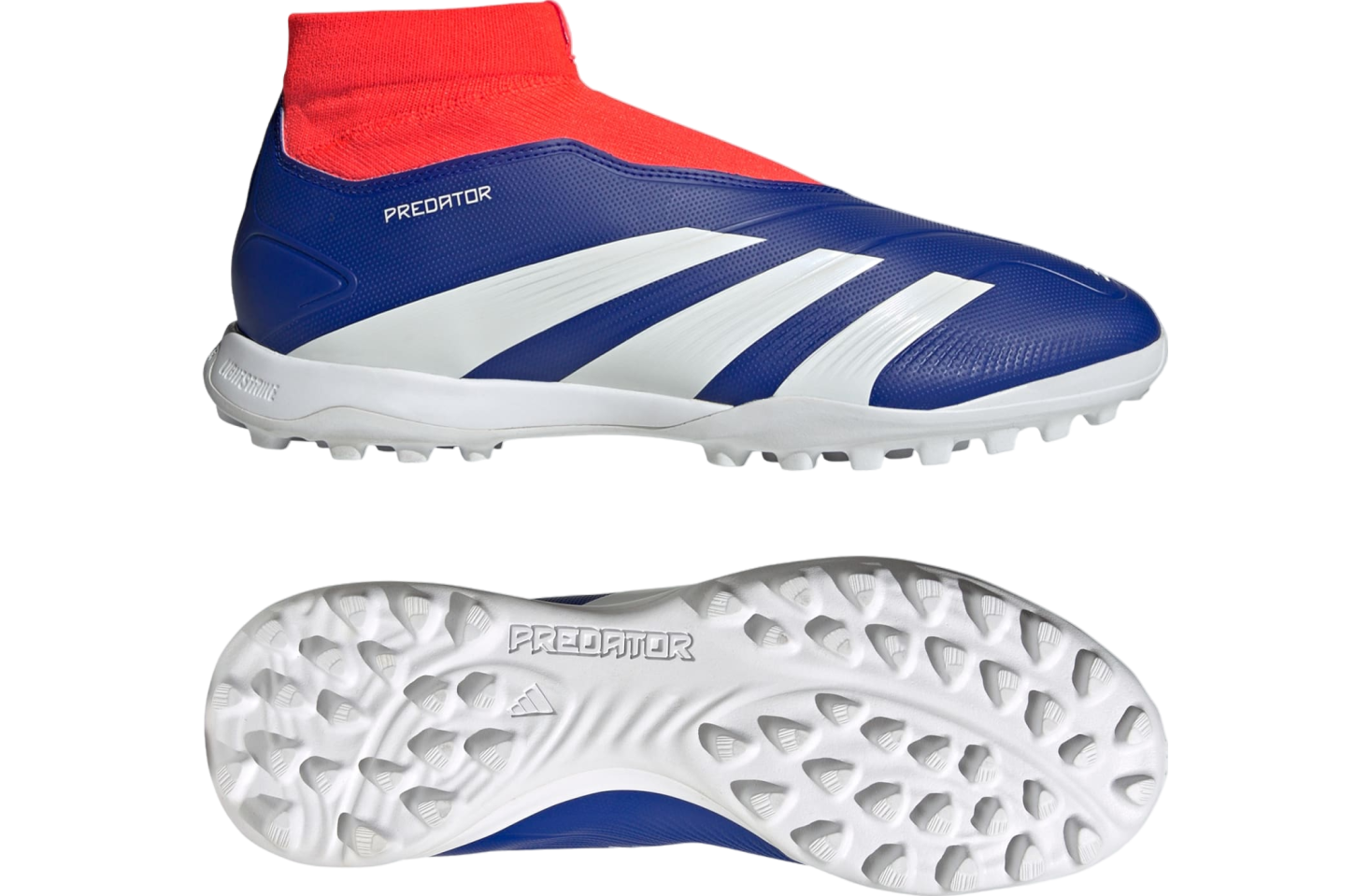 Adidas Predator League Turf Laceless WMNS Lucid Blue / Solar Red