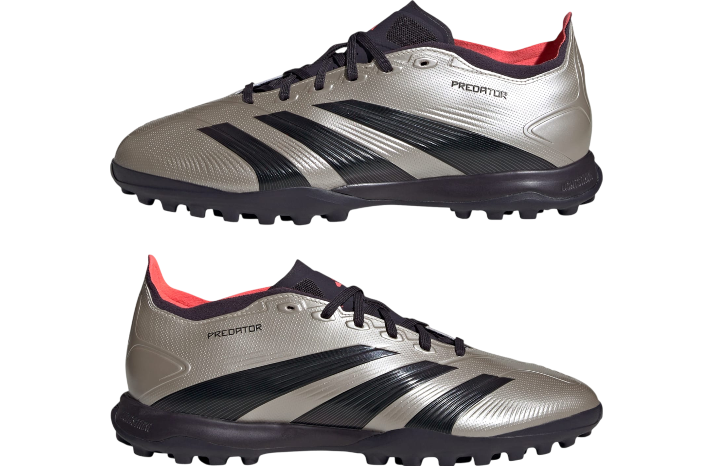 Adidas Predator League Turf Platinum Metallic / Aurora Black