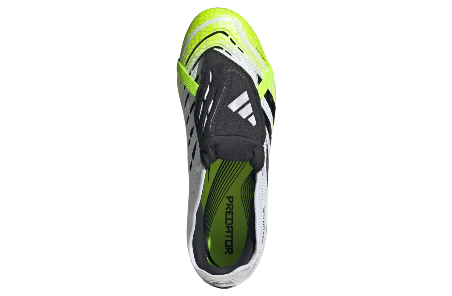 Adidas Predator Pro Fold-over Tongue Fg Cloud White / Core Black / Lucid Lemon