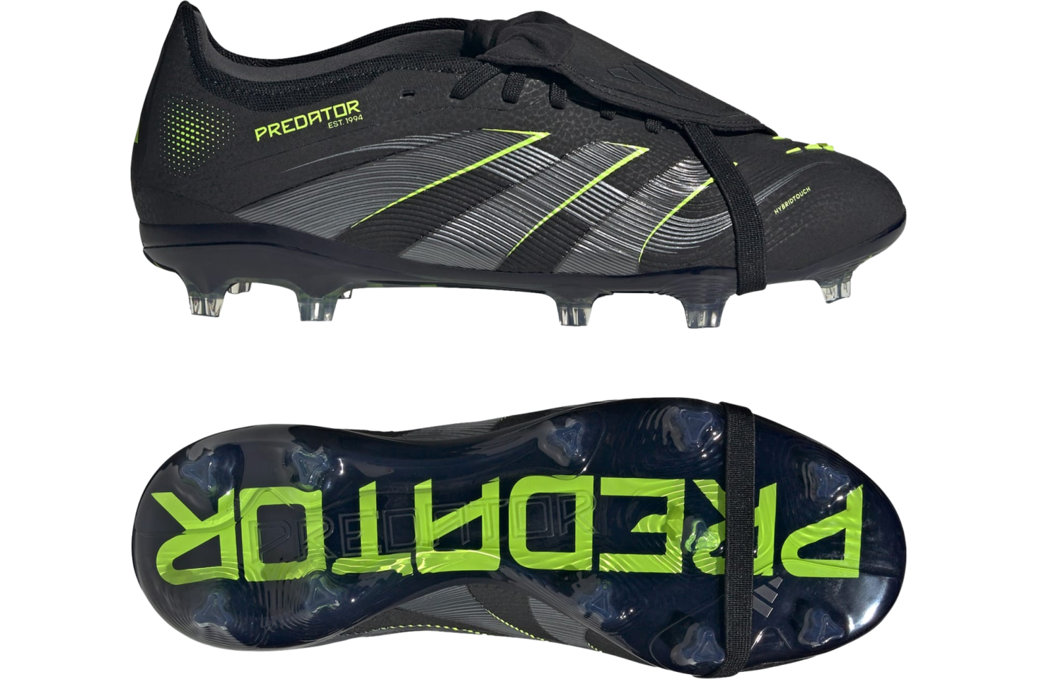 Adidas Predator Pro Fold-Over Tongue FG Core Black / Carbon