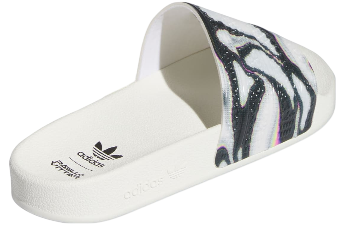 Adidas pride adilette slider sandals in white online