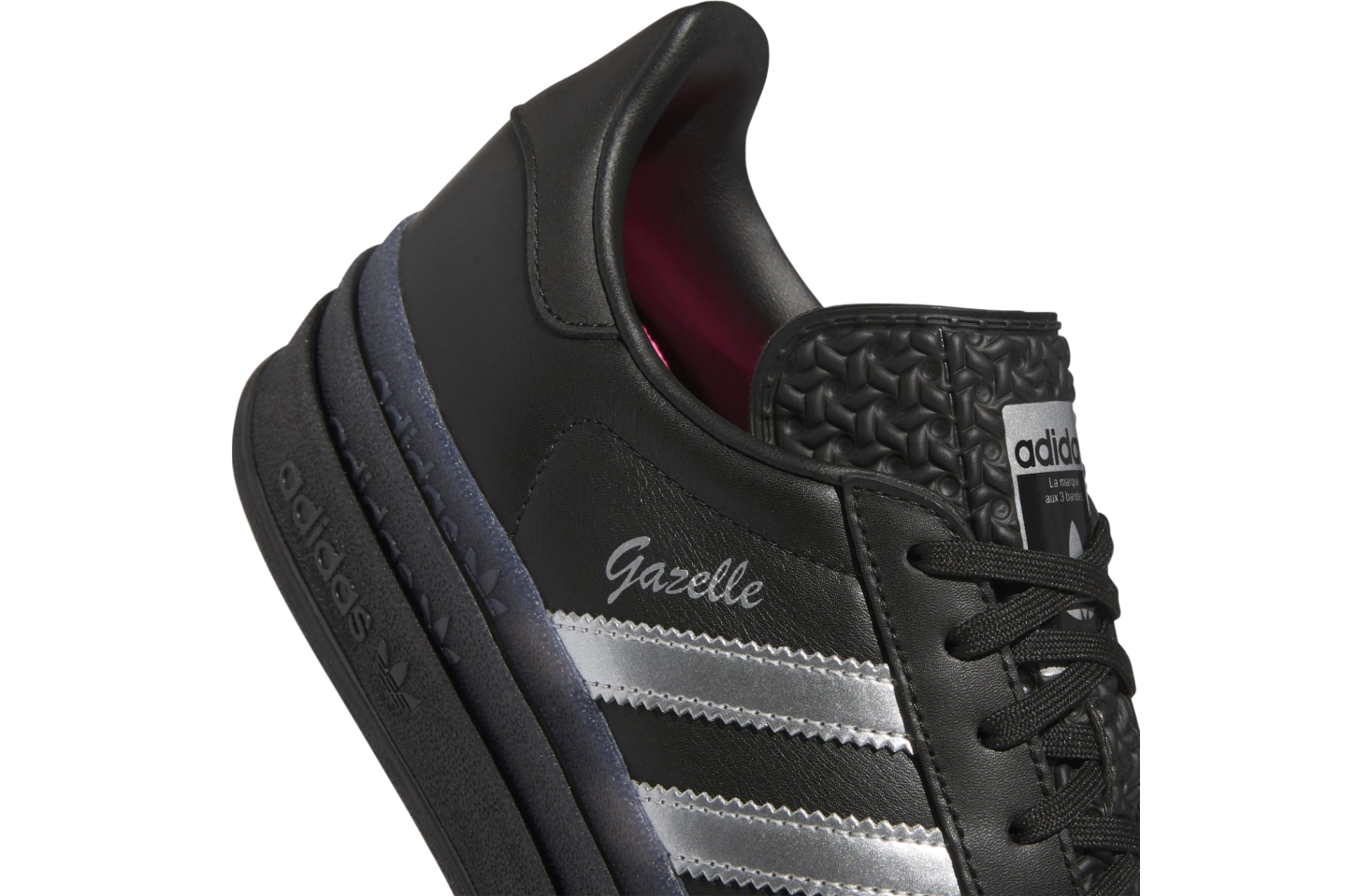 Adidas Pride Gazelle Bold Pabllo Vittar WMNS Core Black / Silver Metallic