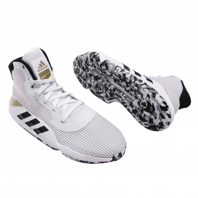 adidas Pro Bounce 2019 GCA Footwear White Core Black Gold Metallic