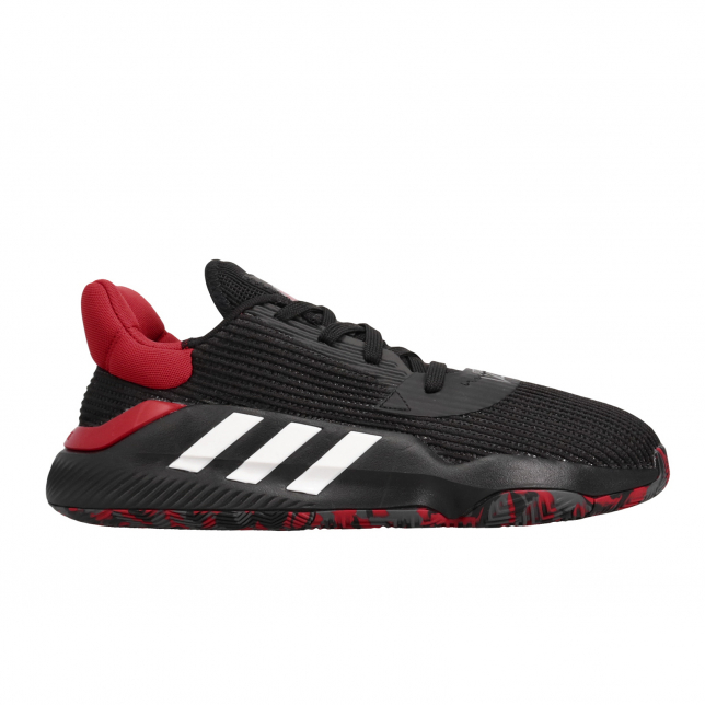 adidas Pro Bounce 2019 Low GCA Core Black Scarlet