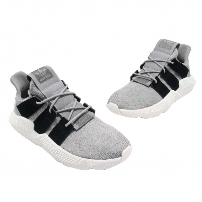 adidas Prophere Grey Three Core Black Shock Lime B37464 - KicksOnFire.com