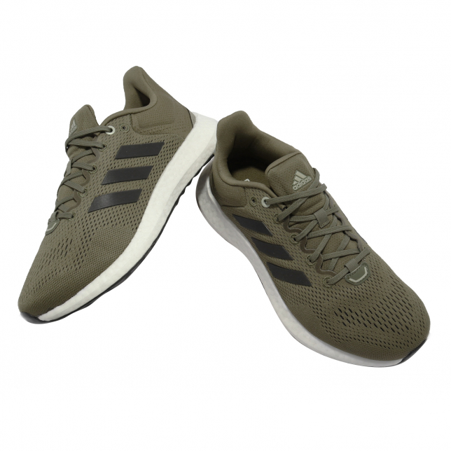 adidas Pure Boost 2021 Focus Olive Core Black