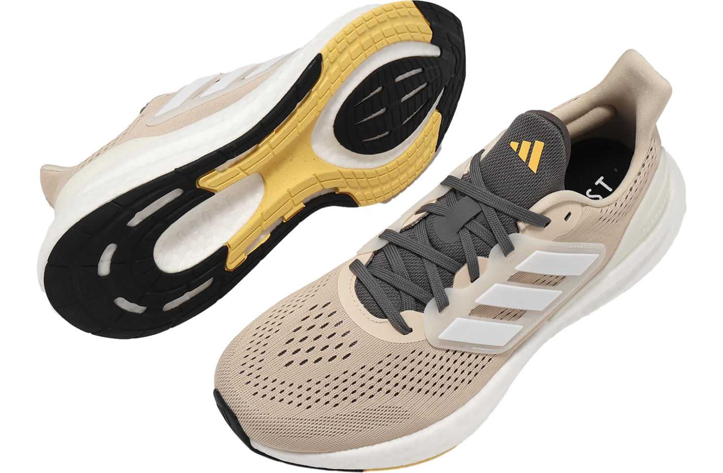 Adidas Pureboost 23 Crystal Sand / Cloud White Adidas Pureboost 23 Crystal Sand / Cloud White