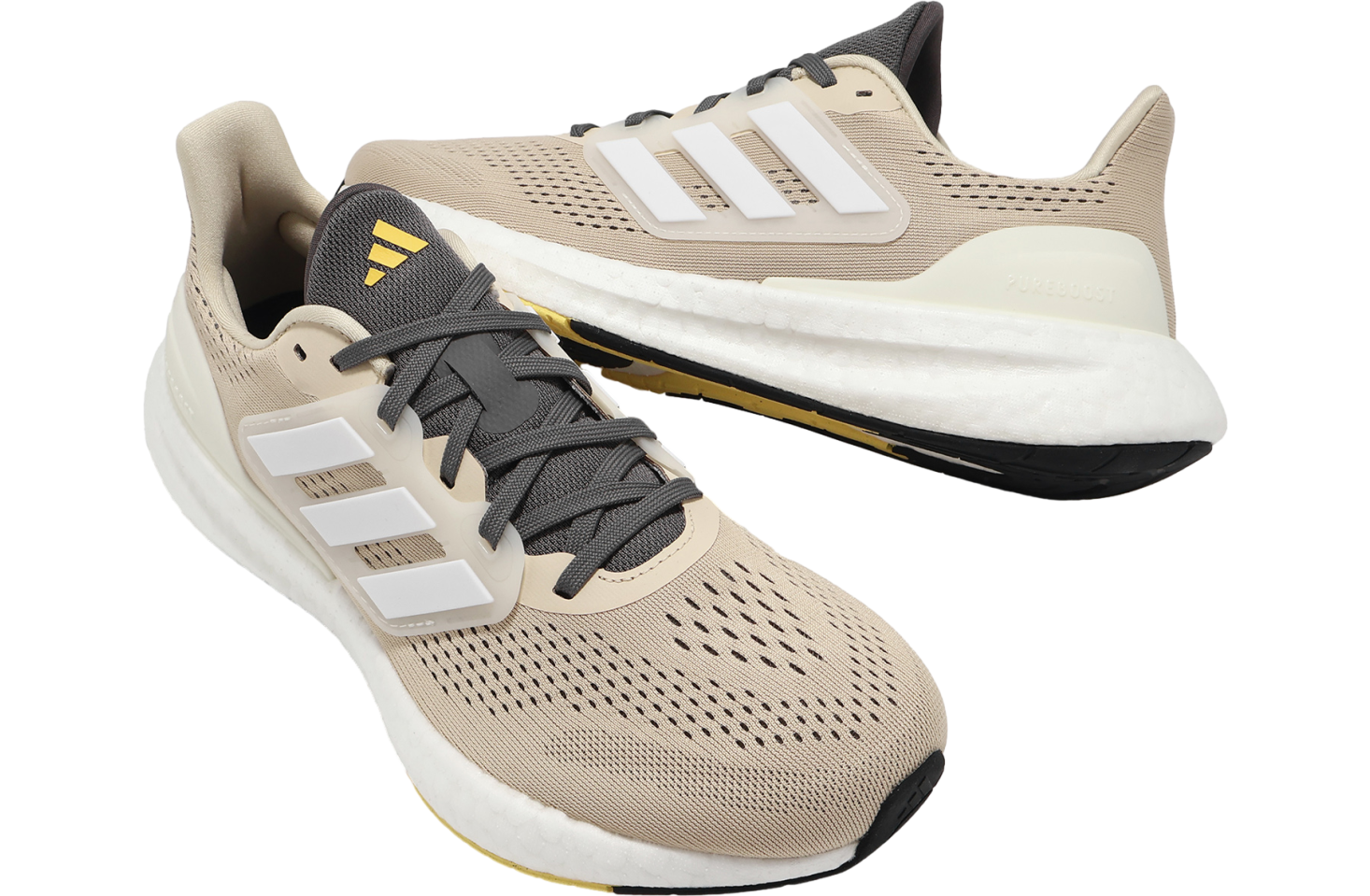 Adidas Pureboost 23 Crystal Sand / Cloud White Adidas Pureboost 23 Crystal Sand / Cloud White