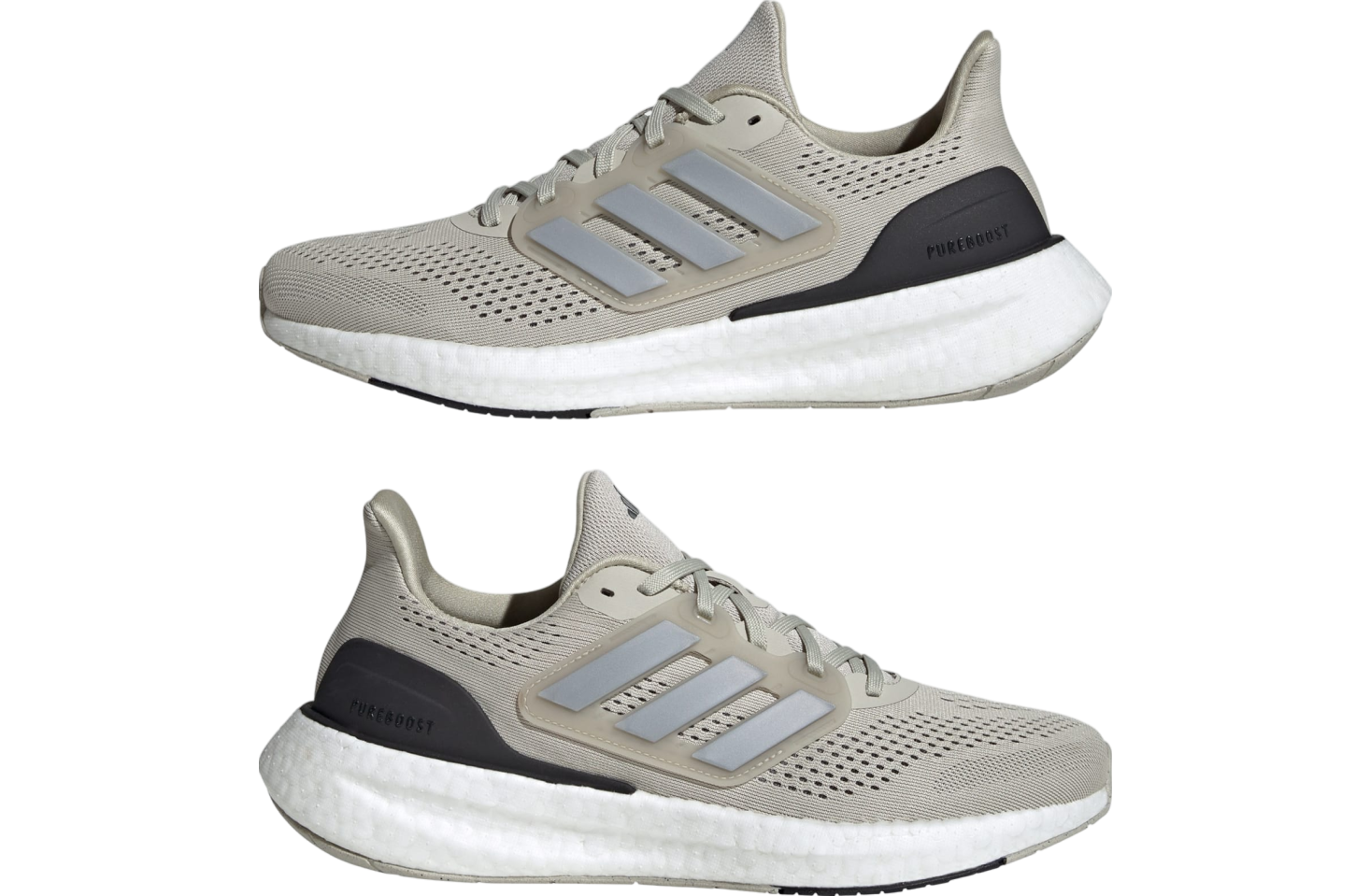 Adidas Pureboost 23 Putty Grey / Silver Metallic