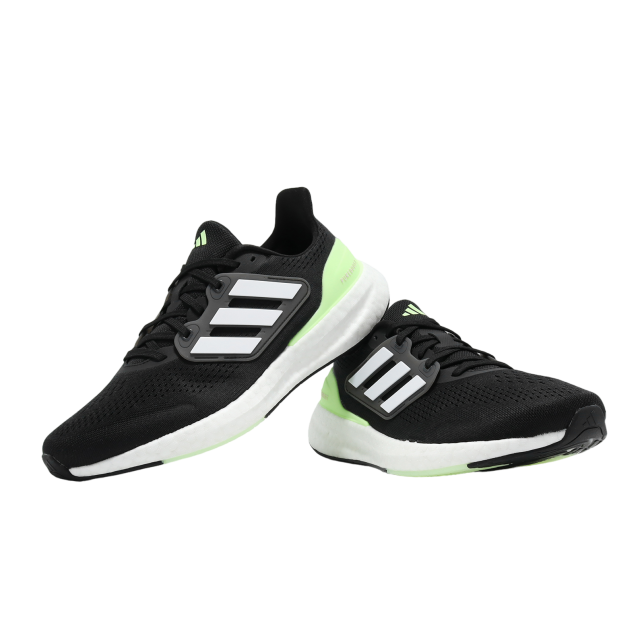 Adidas Pureboost 23 Wide Core Black / Green Spa