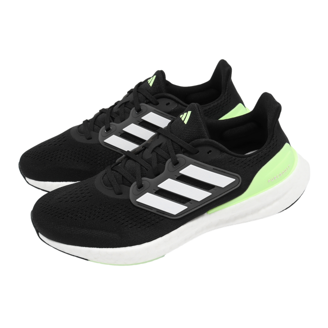 Adidas Pureboost 23 Wide Core Black / Green Spa