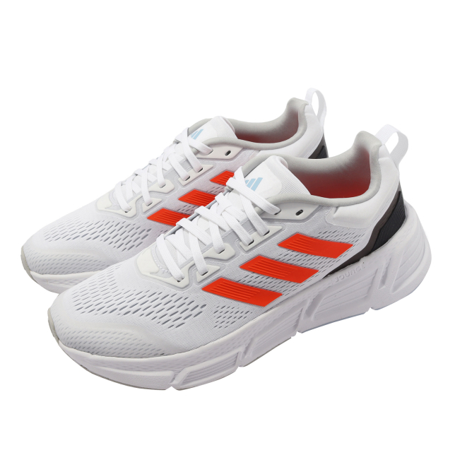 adidas Questar Footwear White Solar Red - May 2023 - HP2435