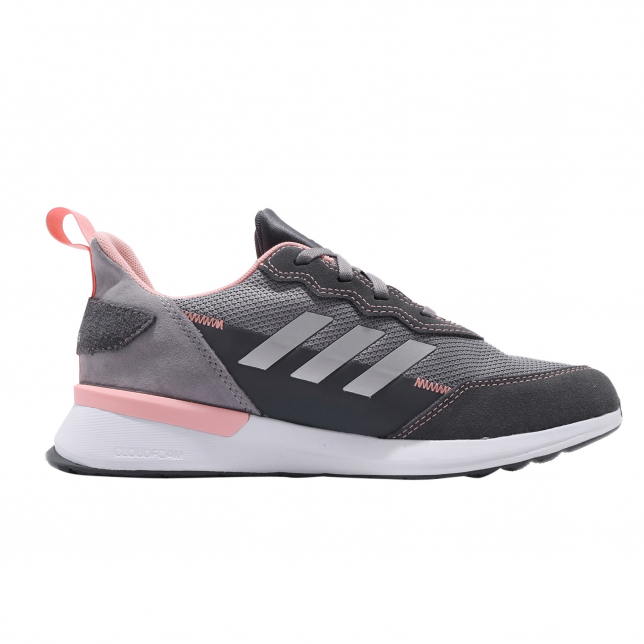adidas RapidaRun Elite GS Grey Pink White