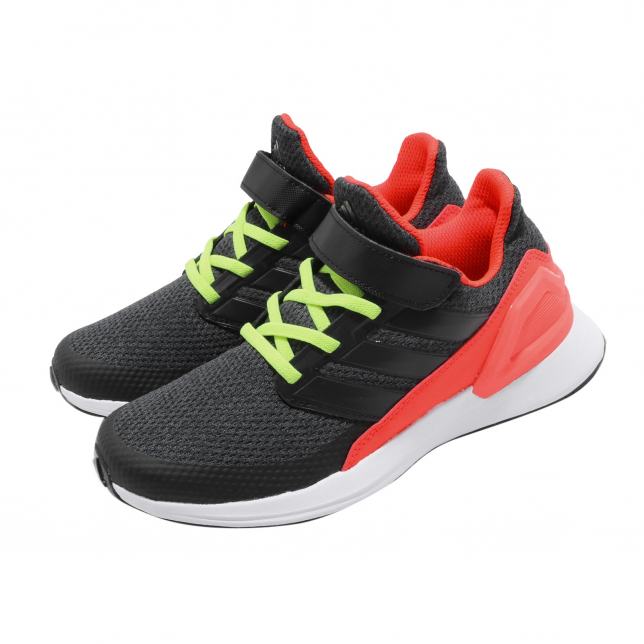 adidas RapidaRun GS Core Black Carbon Cloud White