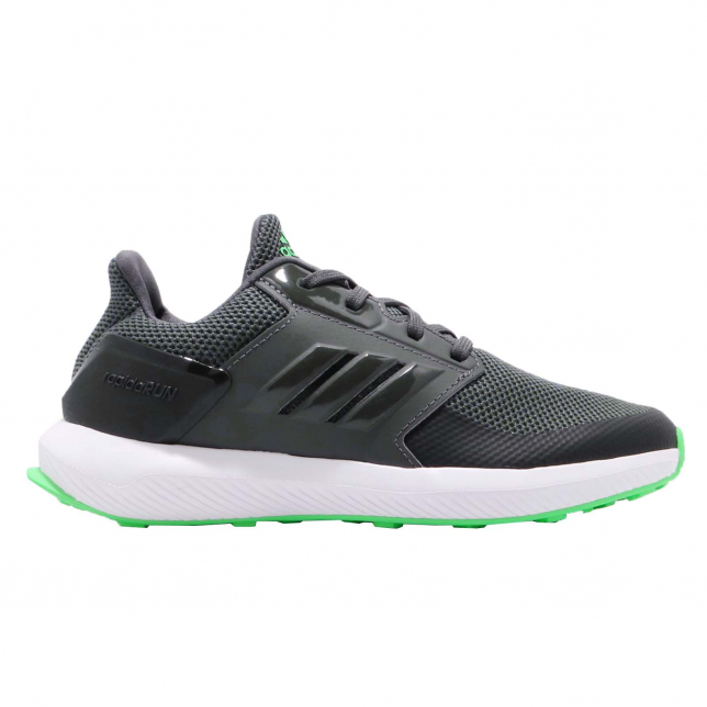 adidas RapidaRun GS Grey Shock Lime