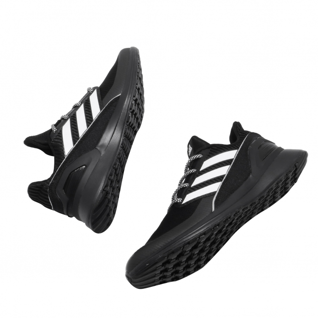 adidas RapidaRun Knit GS Core Black Footwear White EE7638