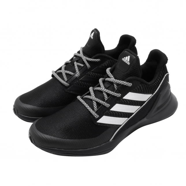 adidas RapidaRun Knit GS Core Black Footwear White EE7638