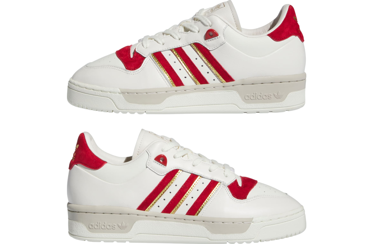 Adidas Rivalry 86 Low Cloud White / Team Power Red 2