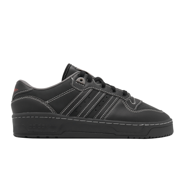 Adidas Rivalry Low Core Black / Bright Red ID6271