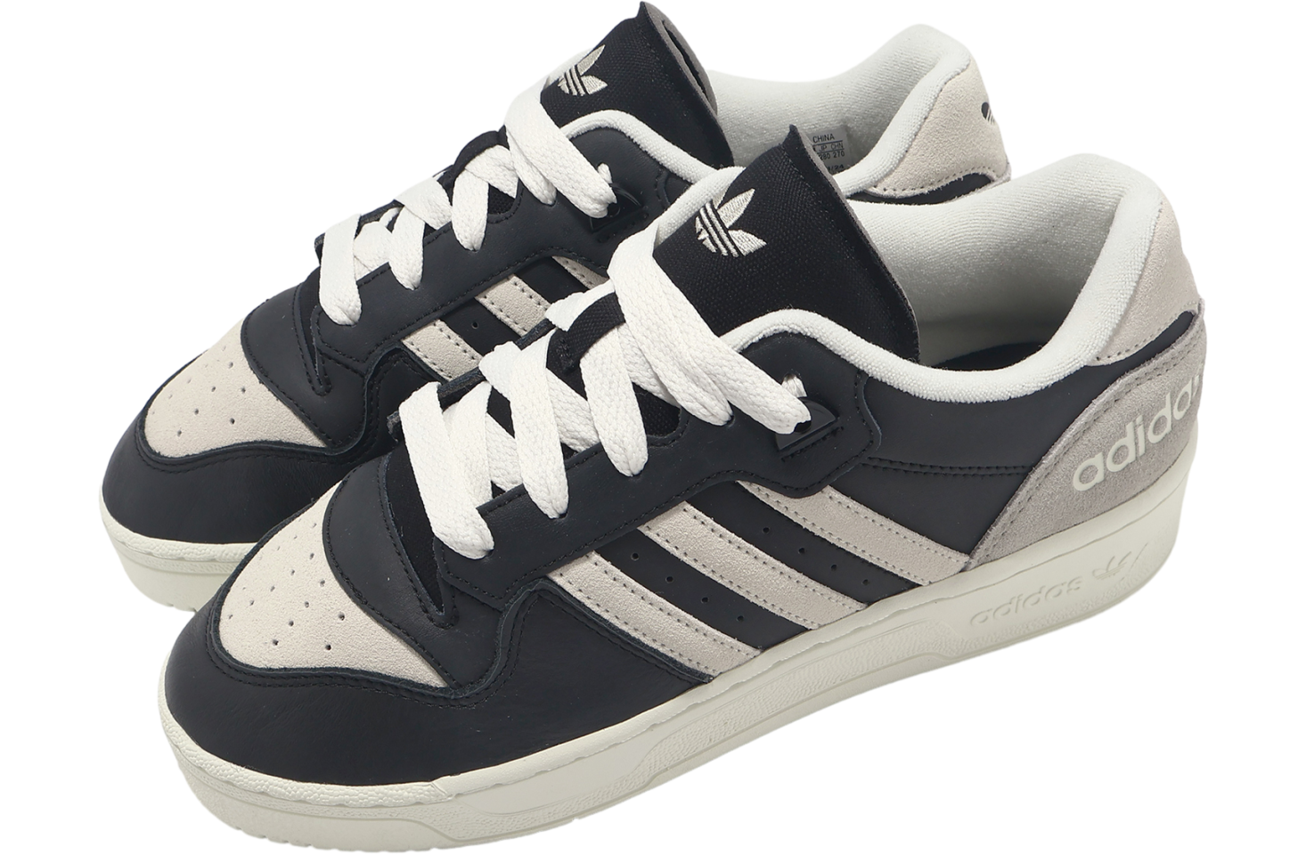 Adidas Rivalry Low Core Black / Ivory Adidas Rivalry Low Core Black / Ivory