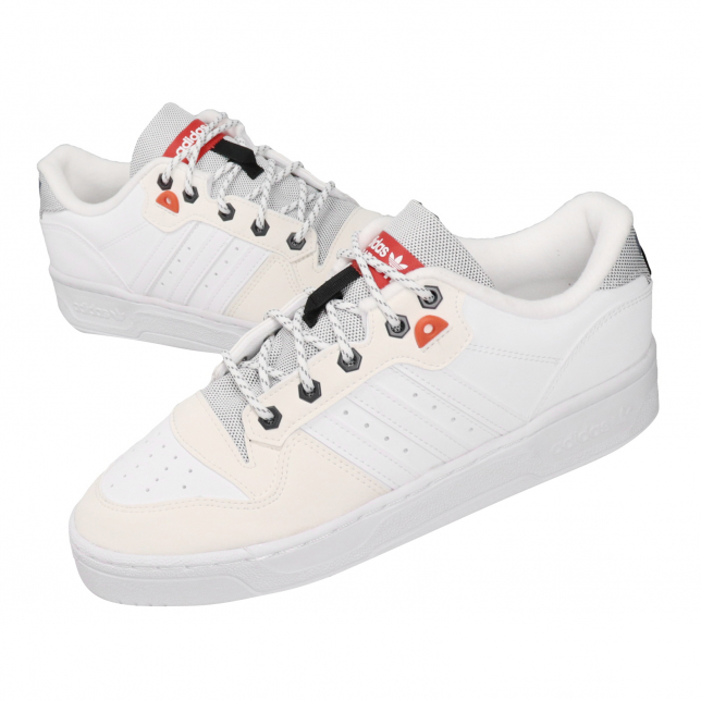 adidas Rivalry Low Footwear White True Orange