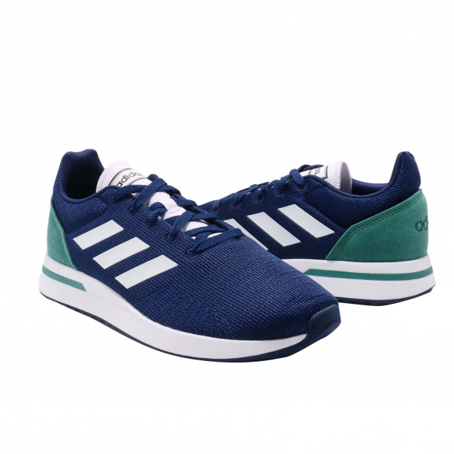 adidas Run 70s Dark Blue Footwear White Active Green CG6140