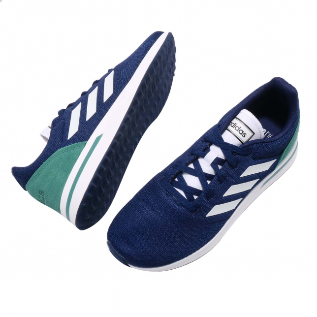 adidas Run 70s Dark Blue Footwear White Active Green CG6140