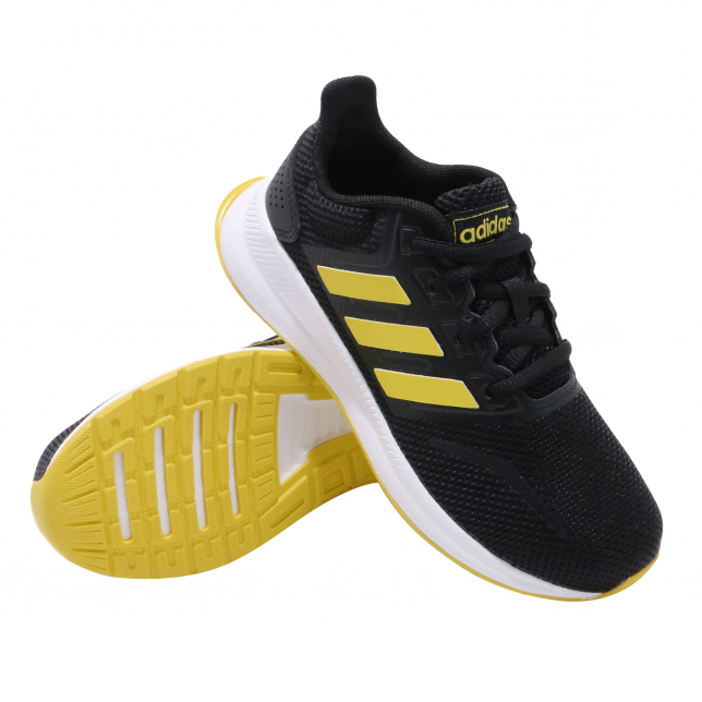 adidas Runfalcon GS Core Black Shock Yellow F36544