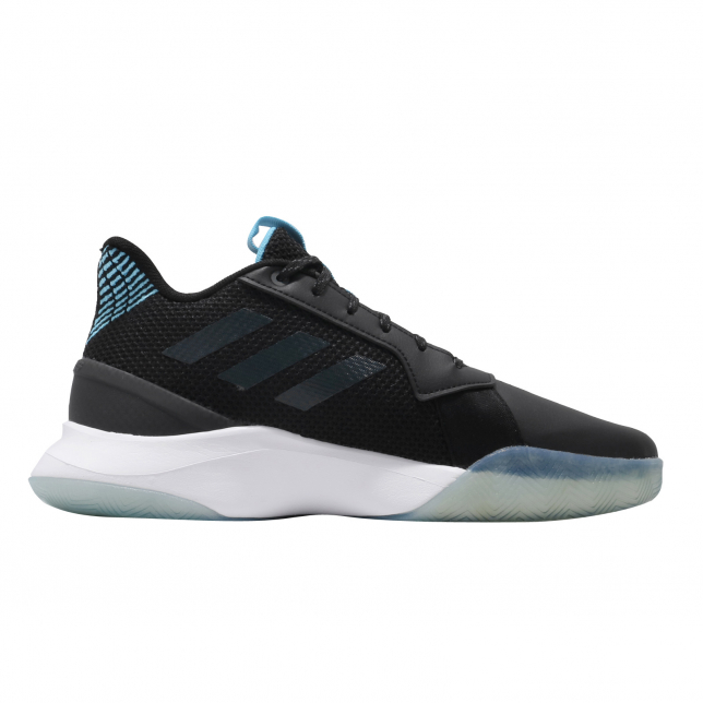 adidas RunTheGame Core Black Grey Six Bright Cyan