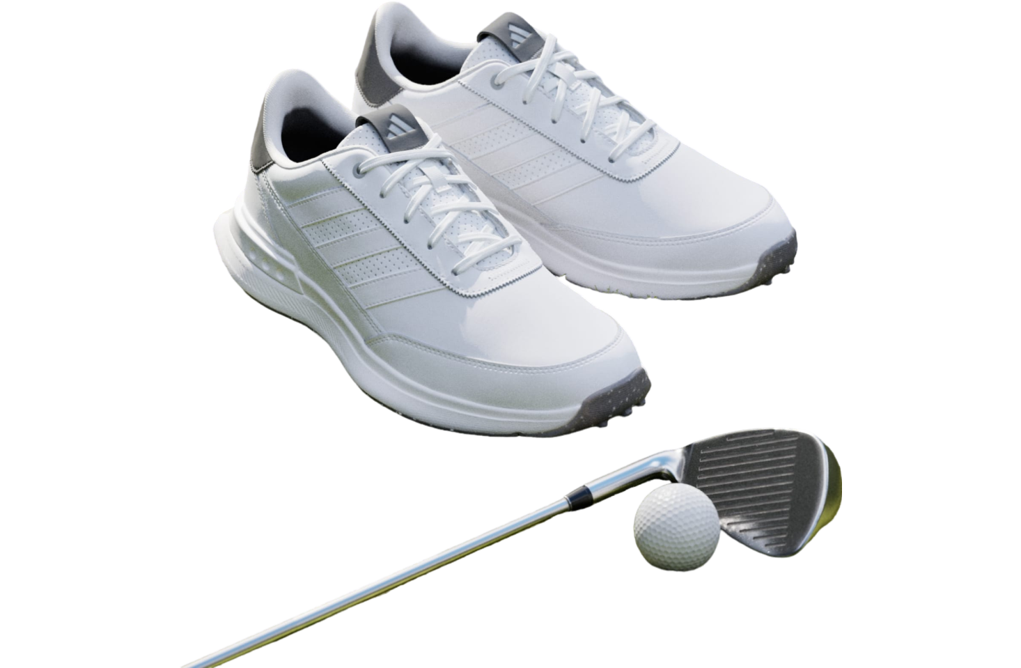 Adidas S2g 24 Leather Spikeless Golf Cloud White / Charcoal